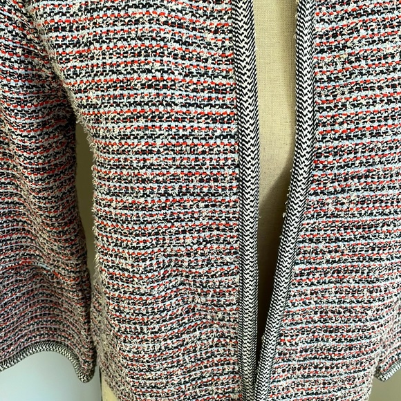 Tweed cotton blazer jacket - Picture 2 of 9